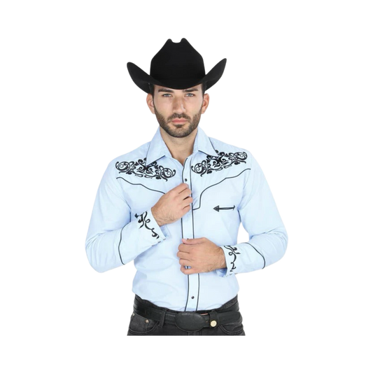 Camisa Vaquera Bordada El General