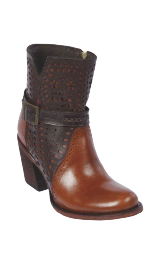 Botin De Cuero Quincy Boots Para Mujer