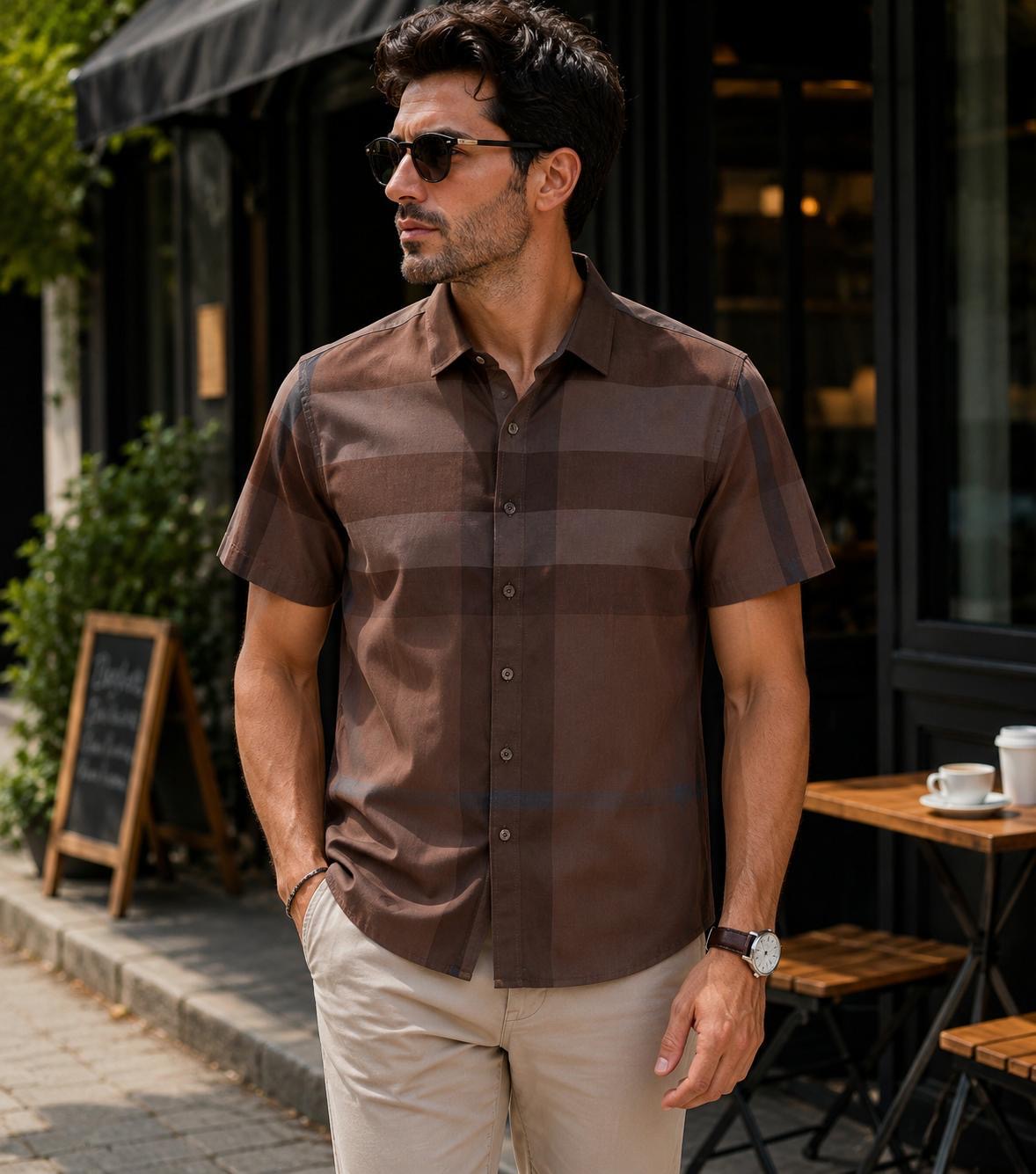 Camisa Moderna para Hombre | Estilo Casual Claro