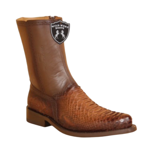 Botas de Pitón Porto Faded Brown Originales | Horma Milan | Wild West