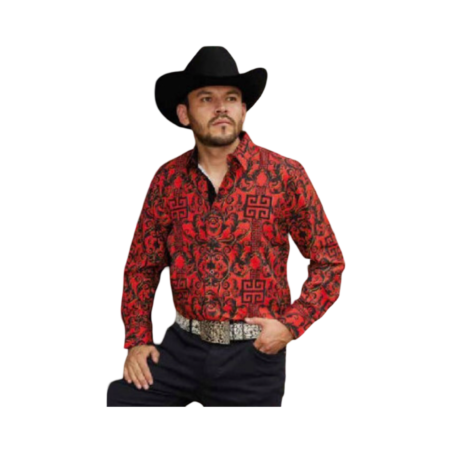 Camisa Fashion Rojo para Hombre