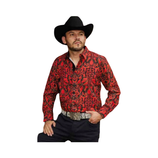 Camisa Fashion Rojo para Hombre