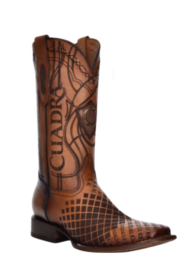 Cuadra Men 's Boots - Botas Vaqueras Cuadra Para Hombre -  Laser Miel CU676