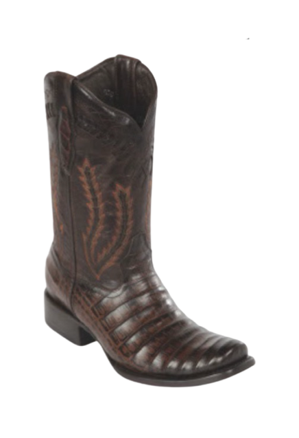 Botas Quincy - Quincy Boots - Wide Square Toe -Alligator Print