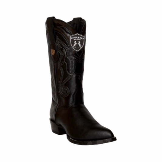 Botas de Venado Color Negro – Horma Puntal Wild West Boots
