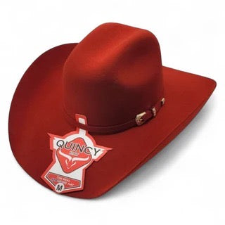 Texana Sombrero Vaquero para Mujer Color Rojo – Estilo Western Elegante