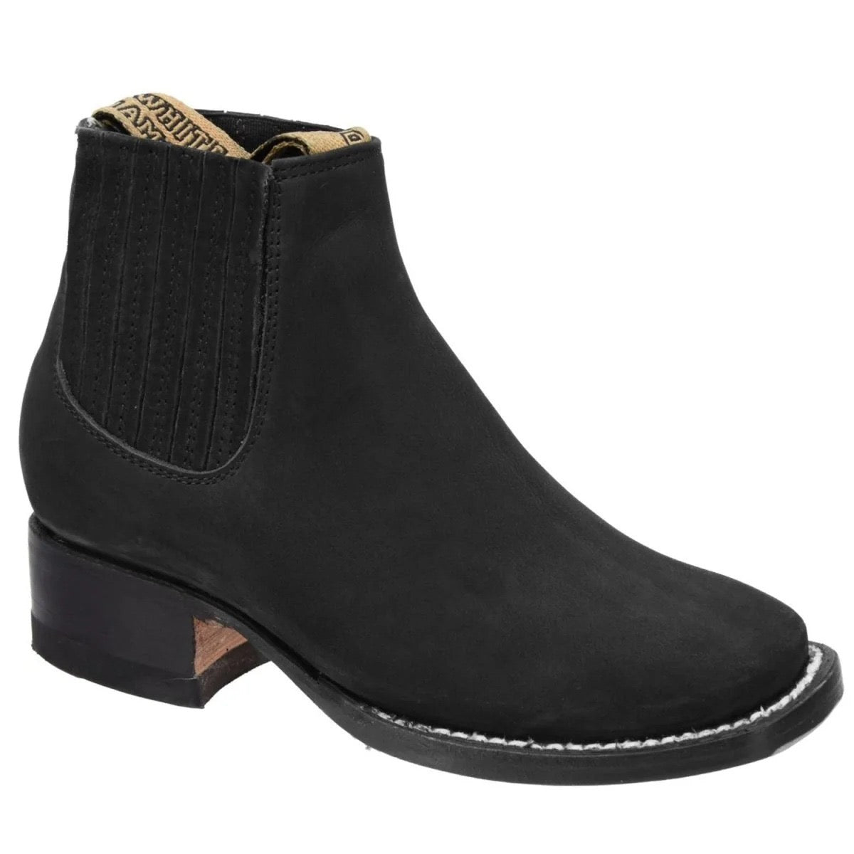 Botines Charros Negros Para Niño – Elegantes y Resistentes
