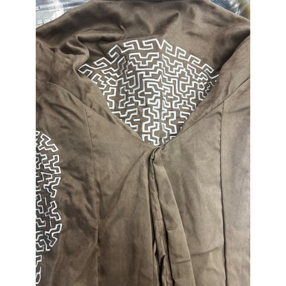 Camisas Charras Para Hombre Miel Con Blanco de Gamuza