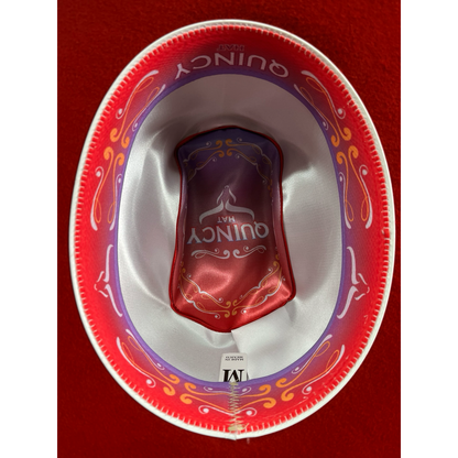 Texana Sombrero Vaquero para Mujer Color Rojo – Estilo Western Elegante