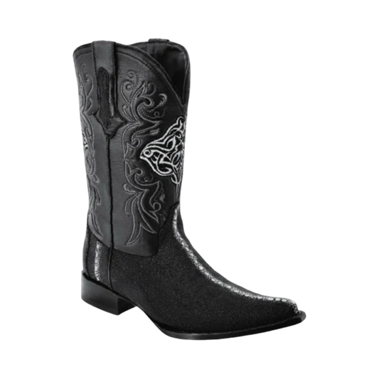 Bota de mantarraya Perla Completa negra horma 3X