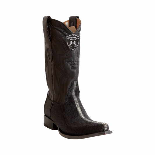 Bota de mantarraya negra Rowstone punta Snip Toe