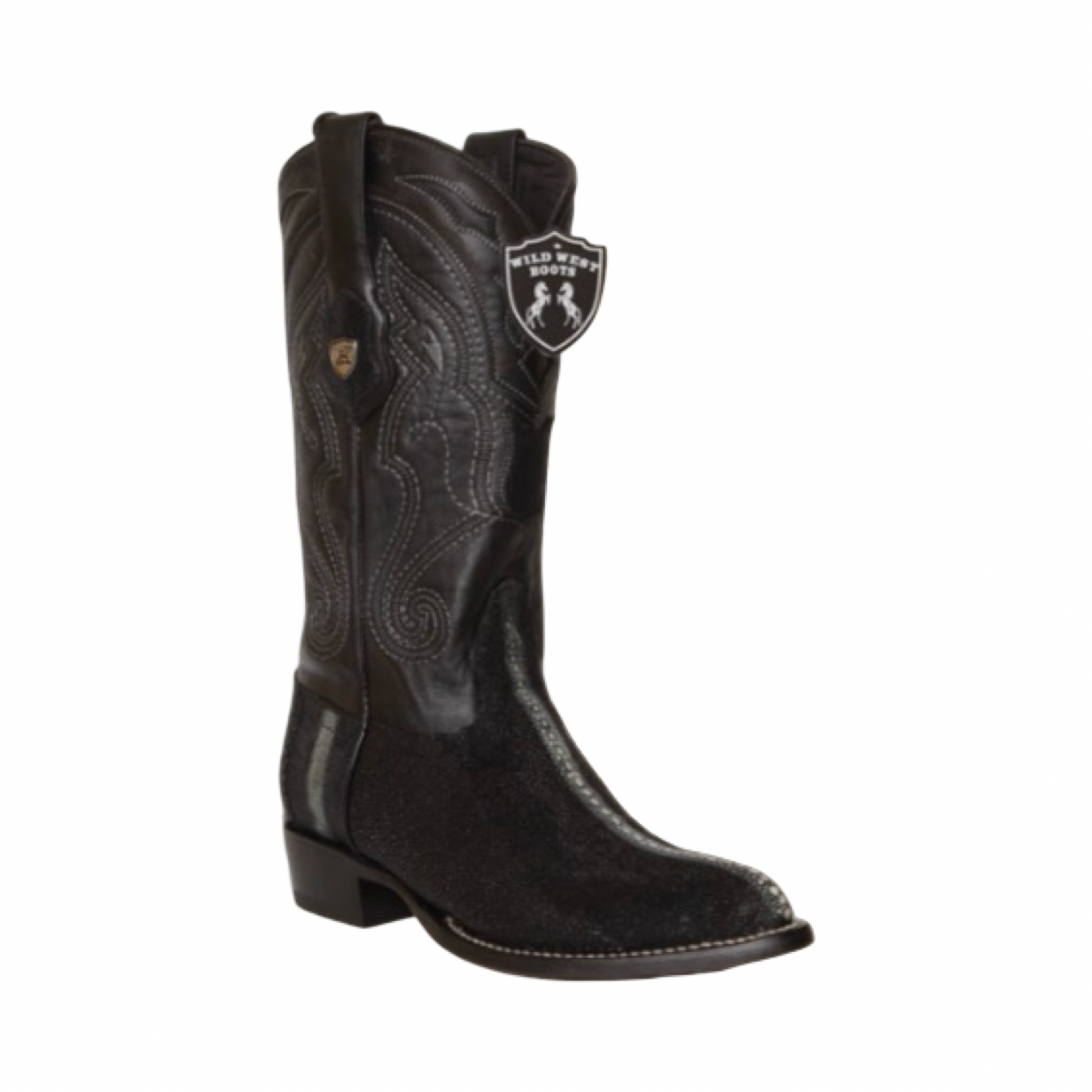 Bota de mantarraya Rowstone Stone negra horma J-Toe