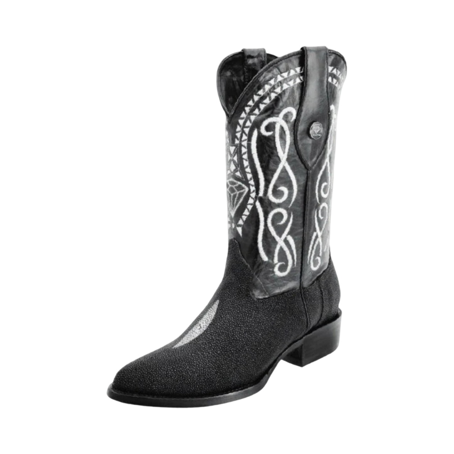 Bota de mantarraya Perla Sencilla negra horma 900