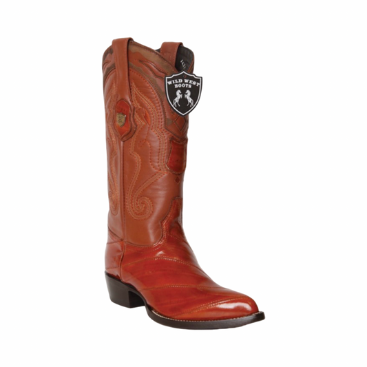 Botas de anguila color cognac estilo western Wild West Boots
