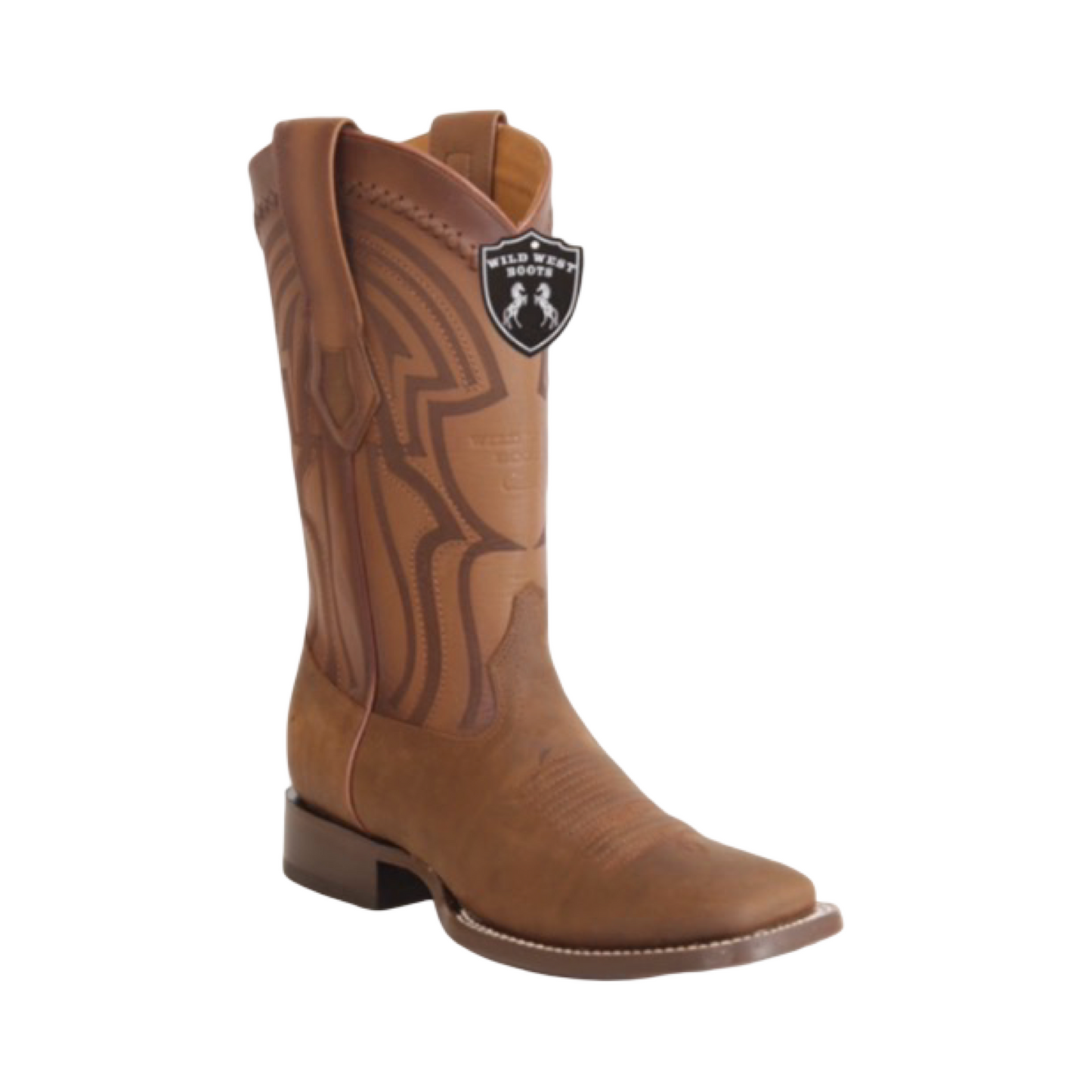 Botas Cuello de Toro Almendra Wild West ranchera