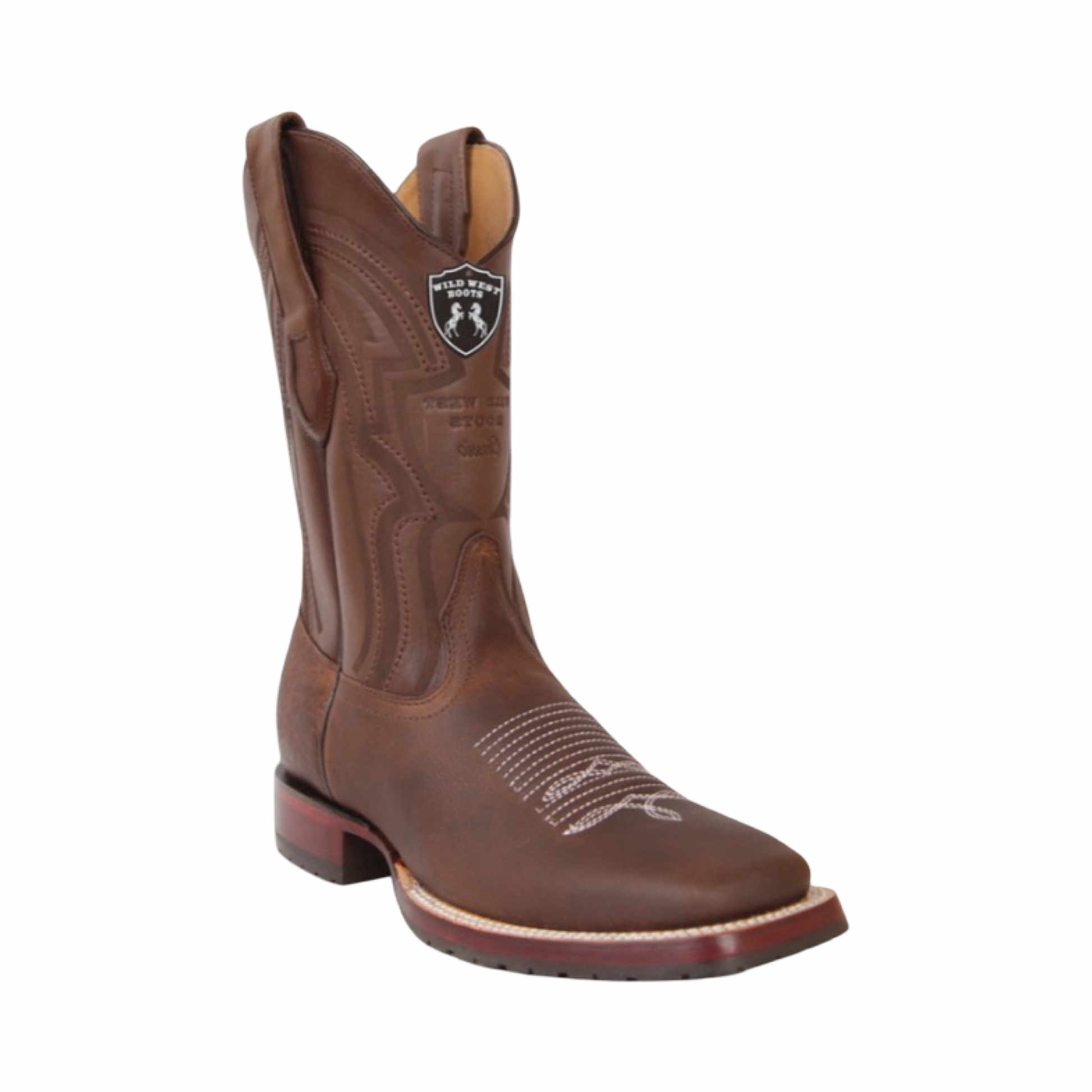 Botas Cuello de Toro Chocolate Wild West ranchera