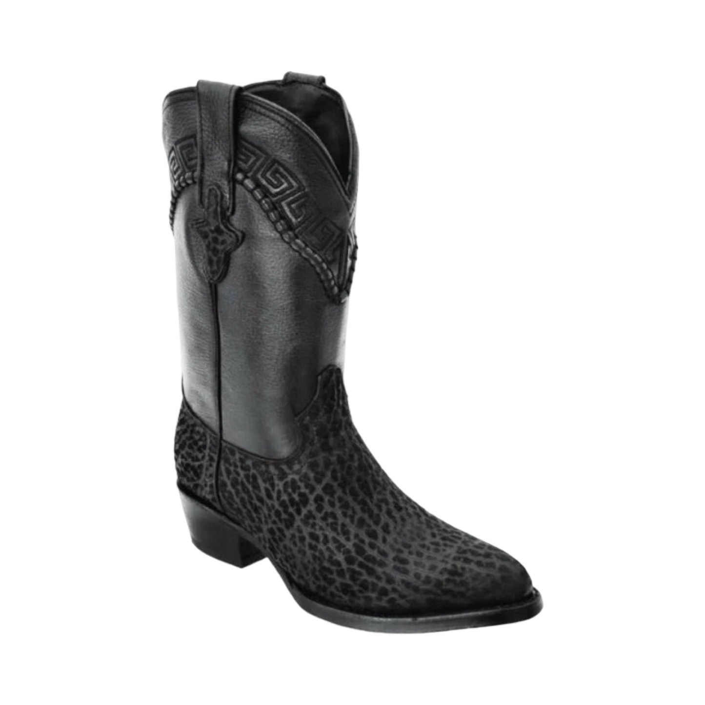 Botas Cuello de Toro Negro White Diamond horma puntal