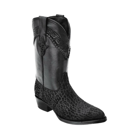 Botas Cuello de Toro Negro White Diamond horma puntal