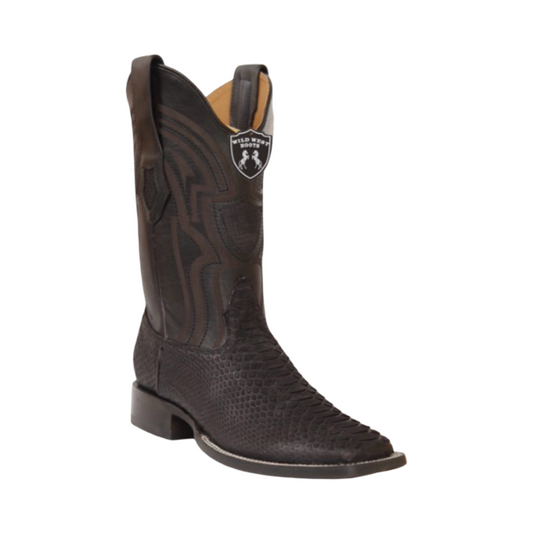 Botas de pitón Natural con horma Ranchera