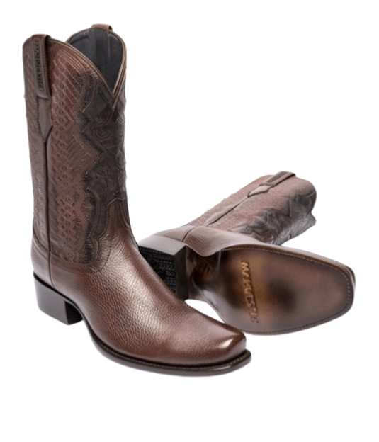 Botas de venado color café con horma Dubai de Mahuestic.