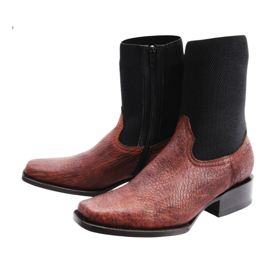 Botín Cuello de Toro Cognac White Diamond Boots