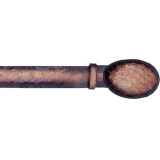 Cinto vaquero avestruz color oro Los Altos Boots