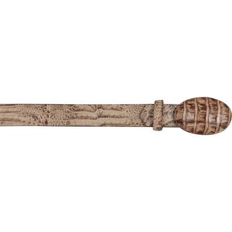 Decorative curtain rod with a textured finish on a white background