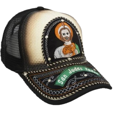 Gorra Vaquera de San Judas – Estilo Western Trucker Religiosa