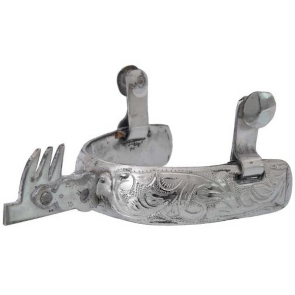 Espuelas Finas Charras de Acero con Rodaja de 2.5