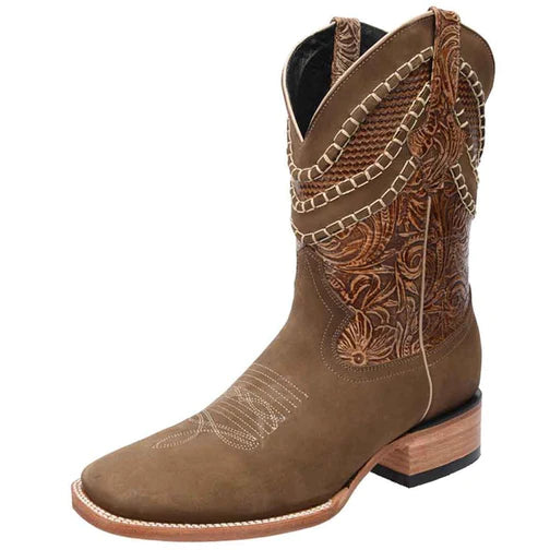 Square Toe Cowboy Boots - Botas Cuadradas para Hombre