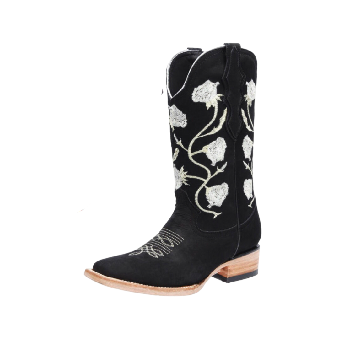 Botas Vaqueras de Mujer - Women’s Cowgirl Boots - White Diamond