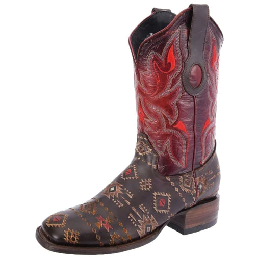 Square Toe Cowboy Boots - Botas Cuadradas para Hombre