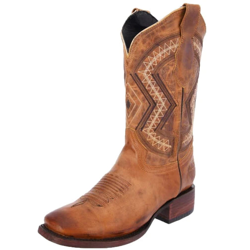 Square Toe Cowboy Boots - Botas Cuadradas para Hombre