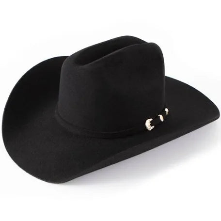 Stetson Cowboy Hats - Texanas Marca Stetson -4X Stetson Brenham Felt Cowboy Hat Black