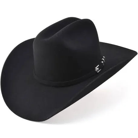 Stetson Cowboy Hats - Texanas Marca Stetson - 4X Stetson Apache Felt Cowboy Hat Black
