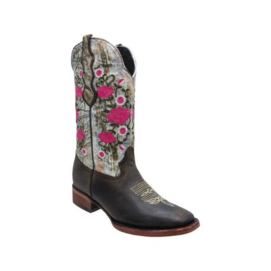 Botas Vaqueras de Mujer - Women’s Cowgirl Boots - White Diamond