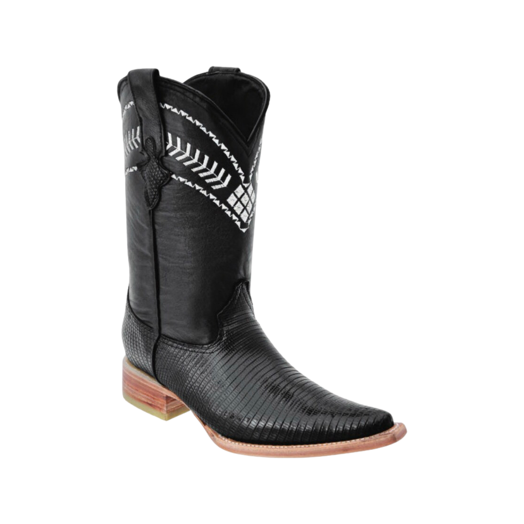 Lizard Boots - Botas de Piel de Armadillo White Diamond