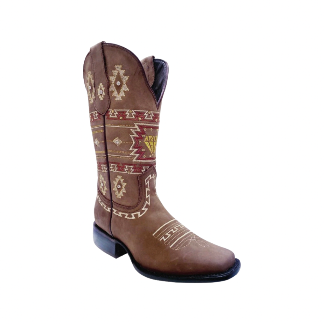 Botas Vaqueras de Mujer - Women’s Cowgirl Boots - White Diamond