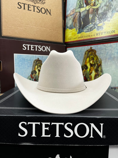 Sombrero Texana Stetson 30X Silverbelly, elegancia clásica y acabado de lujo