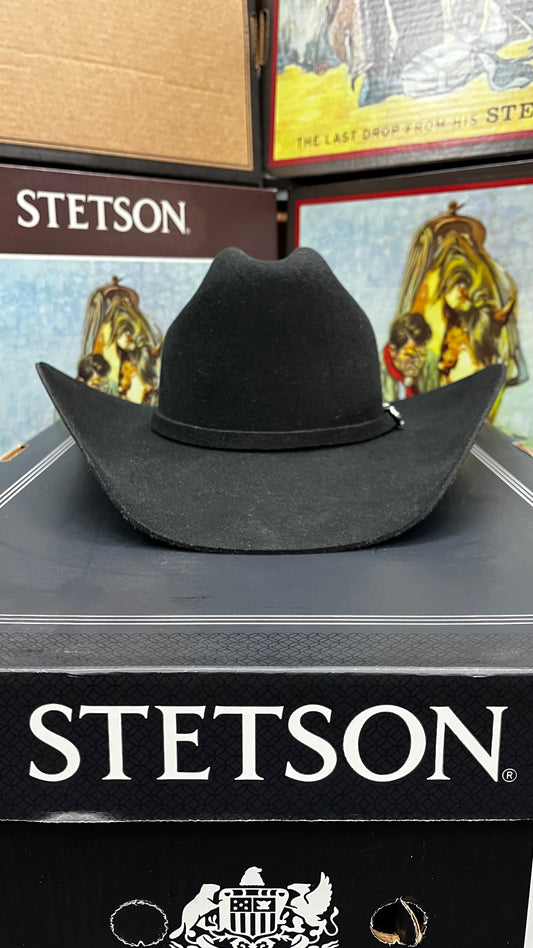 Sombrero Stetson 4X Deadwood Negro, estilo sofisticado y elegante para el vaquero moderno