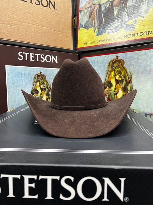 Sombrero Stetson 6X Skyline Chocolate – estilo western en tono café con diseño tradicional