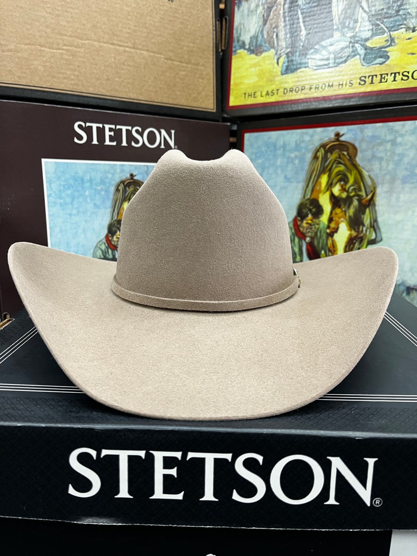 Sombrero Stetson 6X Skyline Sahara – elegancia vaquera en tono arena para hombre