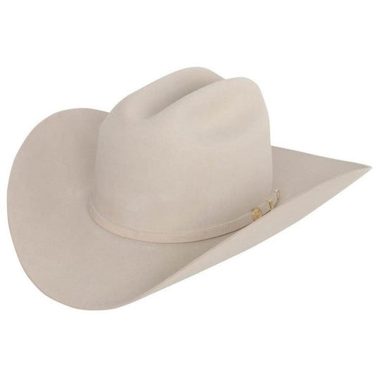 Stetson Cowboy Hats - Texanas Marca Stetson - 100x El Presidente Stetson Hat 10K Gold Three Piece Buckle Set