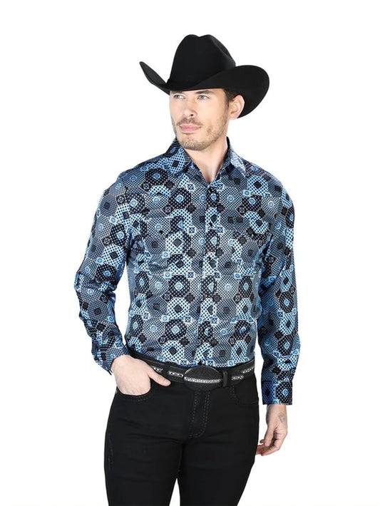 Camisa Vaquera Bordada El Señor de los Cielos