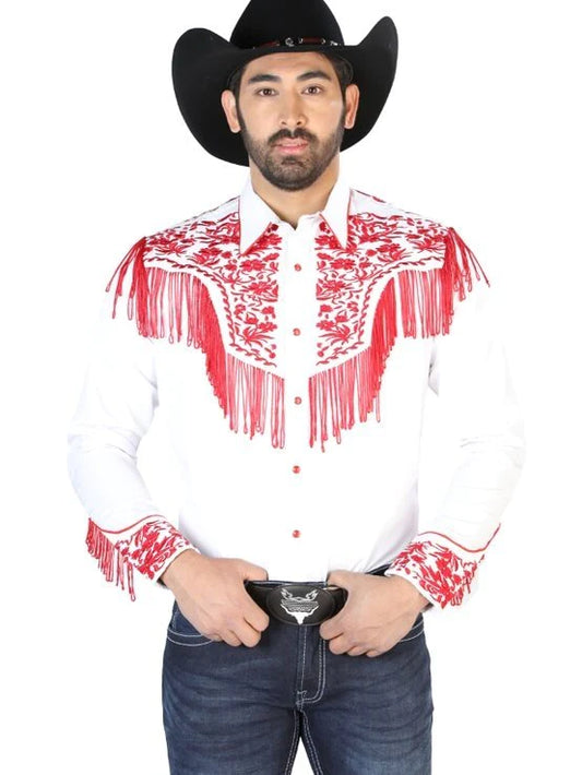 Camisa Vaquera Bordada El Señor de los Cielos