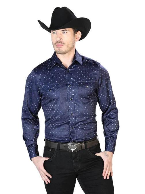 Camisa Vaquera Bordada El Señor de los Cielos