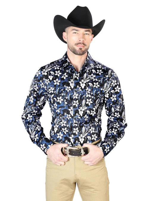 Camisa Vaquera Bordada El Señor de los Cielos