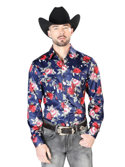 Camisa Vaquera Bordada El Señor de los Cielos