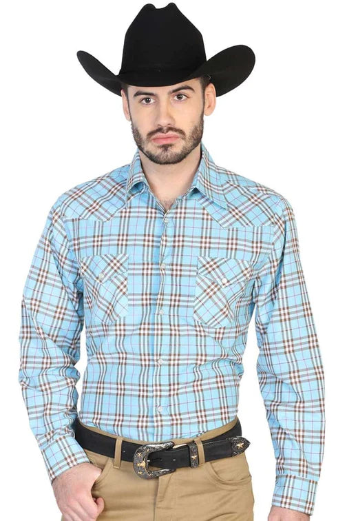 Camisa Vaquera Bordada El Señor de los Cielos