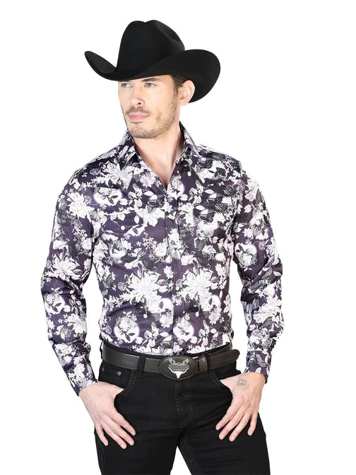 Camisa Vaquera Bordada El Señor de los Cielos